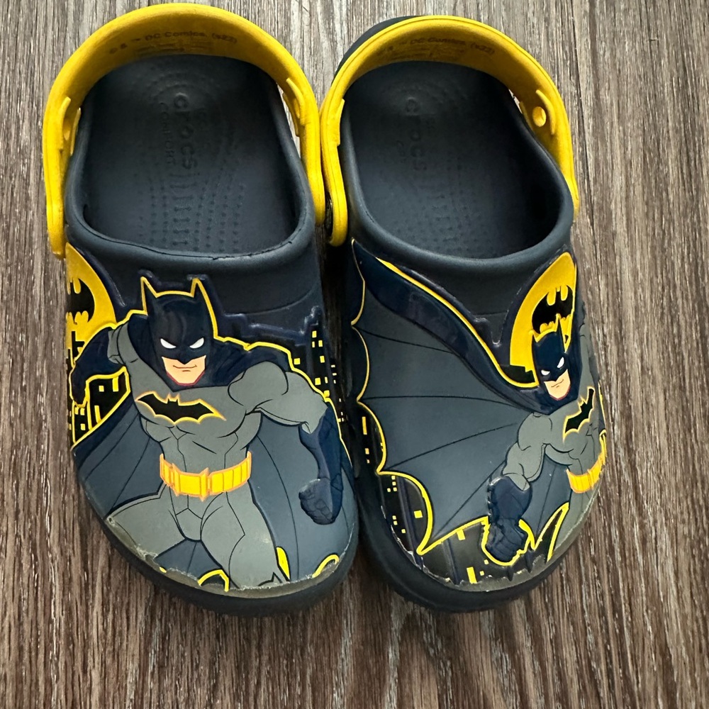 Batman Kids Clogs - Black and Yellow